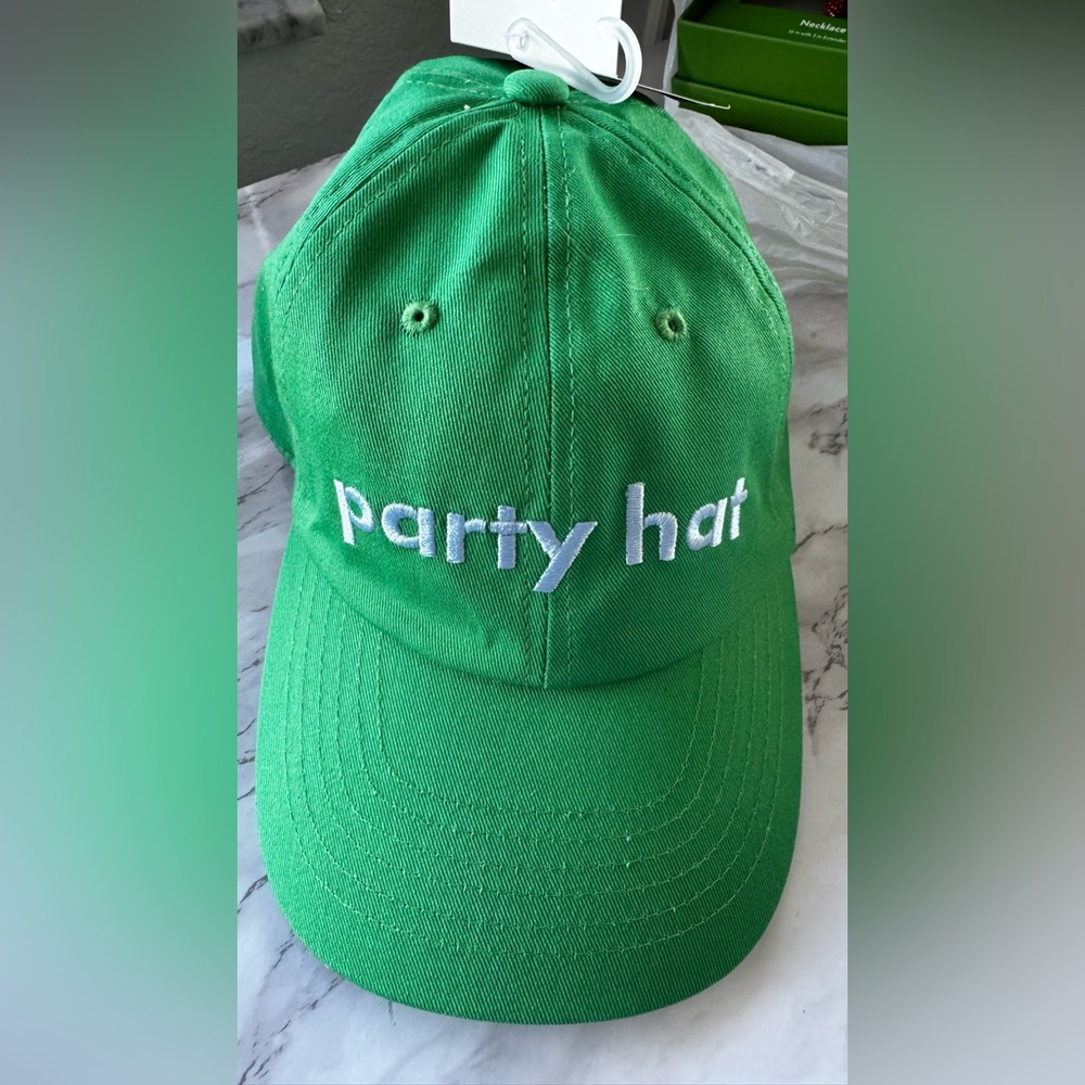 NWT Kate Spade New York X Target Party Hat Green Baseball Cap